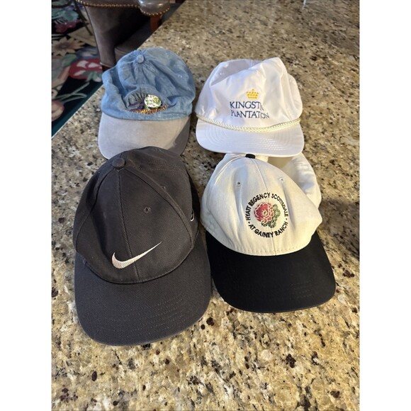 Hat Combo 4 Baseball Caps/ 3 Visor’s - Picture 1 of 9